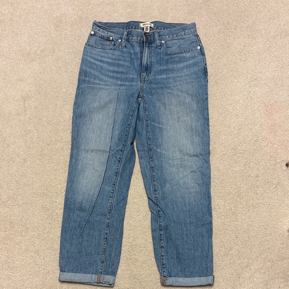 Madewell Blue Boyfriend Jeans